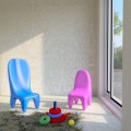 Lot de deux chaises pour enfants fabriquées en Italie; Loriblanche