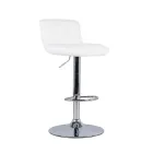 Ensemble de 2 tabourets rembourrés design Ida, hauteur réglable Viadurini