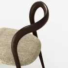 Ensemble de 4 chaises de salle à manger élégantes en bois massif, fabriquées en Italie - Numa Viadurini