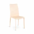 4 septembre chaises modernes Joy imitation cuir, entièrement recouverte Viadurini