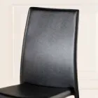 4 septembre chaises modernes Joy imitation cuir, entièrement recouverte Viadurini