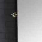 Ensemble de bain avec double console en céramique blanche de la structure linéaire Viadurini