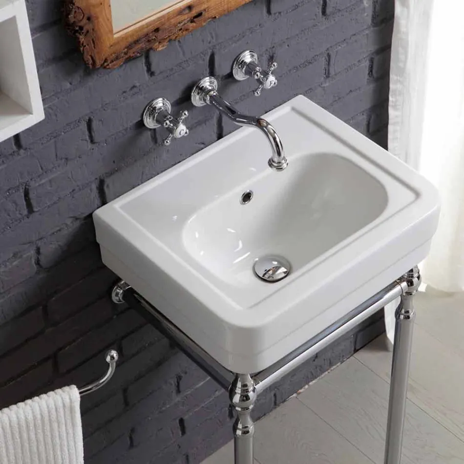 Set de bain avec lavabo et miroir la structure de dauphin créativité Viadurini