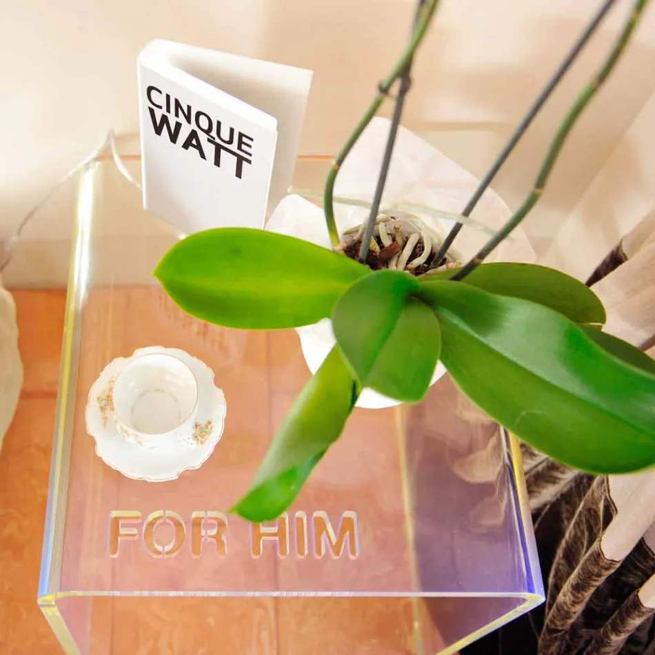 Ensemble de chevet au design moderne en méthacrylate fabriqué en Italie - Leielui Viadurini