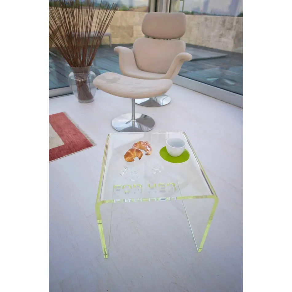 Ensemble de chevet au design moderne en méthacrylate fabriqué en Italie - Leielui Viadurini