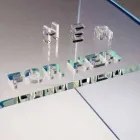 Ensemble de chevet au design moderne en méthacrylate fabriqué en Italie - Leielui Viadurini