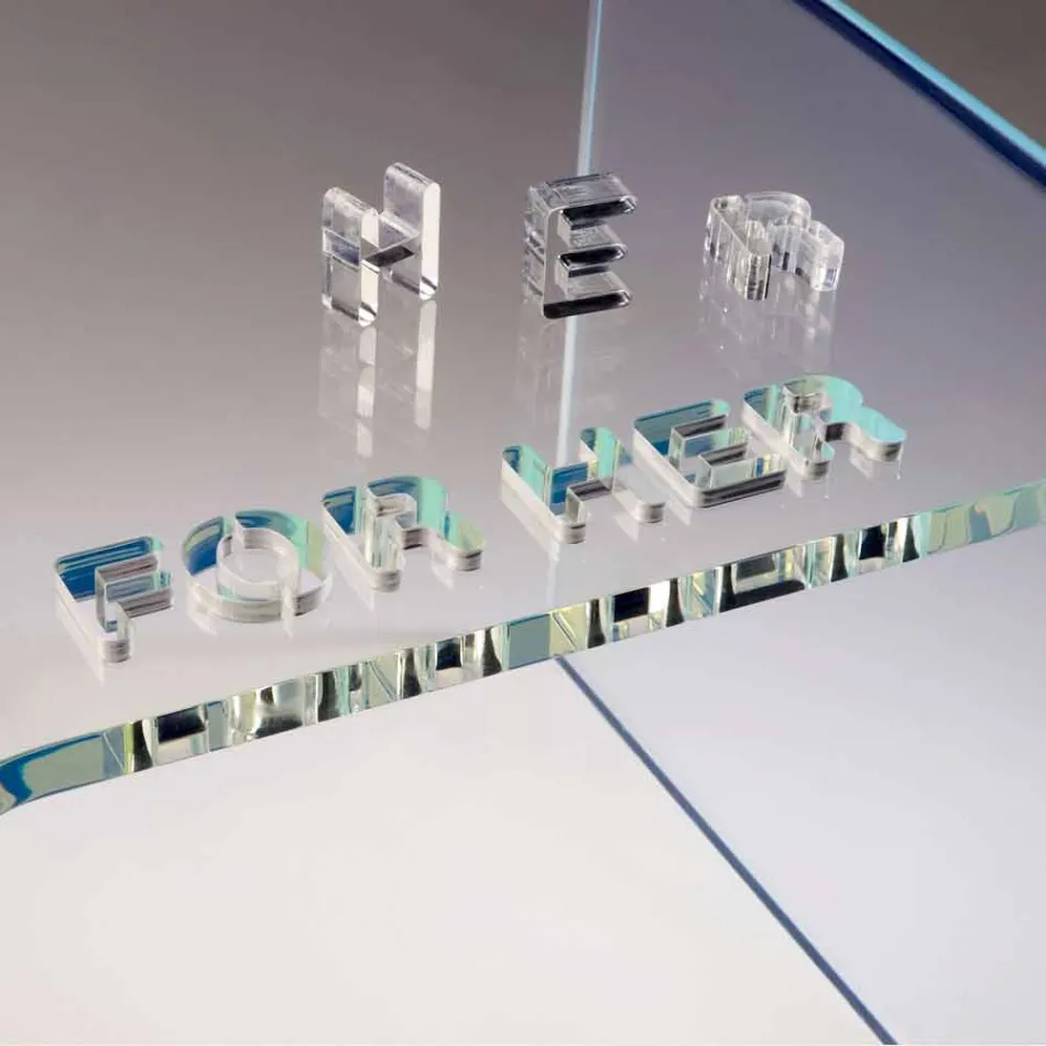 Ensemble de chevet au design moderne en méthacrylate fabriqué en Italie - Leielui Viadurini