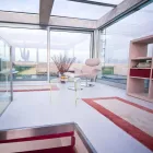 Ensemble de chevet au design moderne en méthacrylate fabriqué en Italie - Leielui Viadurini