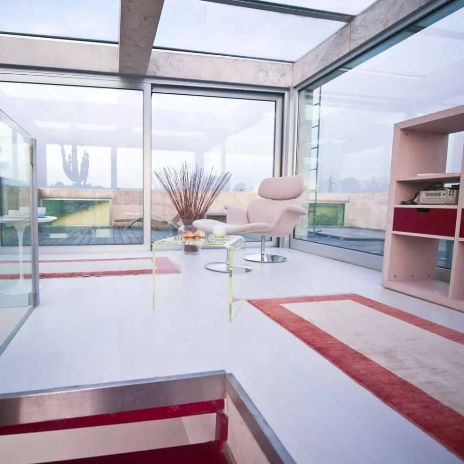 Ensemble de chevet au design moderne en méthacrylate fabriqué en Italie - Leielui Viadurini