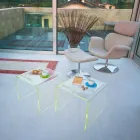 Ensemble de chevet au design moderne en méthacrylate fabriqué en Italie - Leielui Viadurini