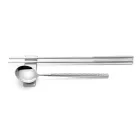 Ensemble composé d'une cuillère à fruits, de baguettes et d'un repose-couverts avec origami - Osaka Viadurini