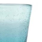 Coffret de 12 verres 330 ml en pâte de verre soufflé coloré - Spilla Viadurini