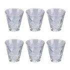 Lot de 12 verres à eau 280 ml en verre artisanal - Tasse Viadurini