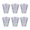 Lot de 12 verres à eau 280 ml en verre artisanal - Tasse