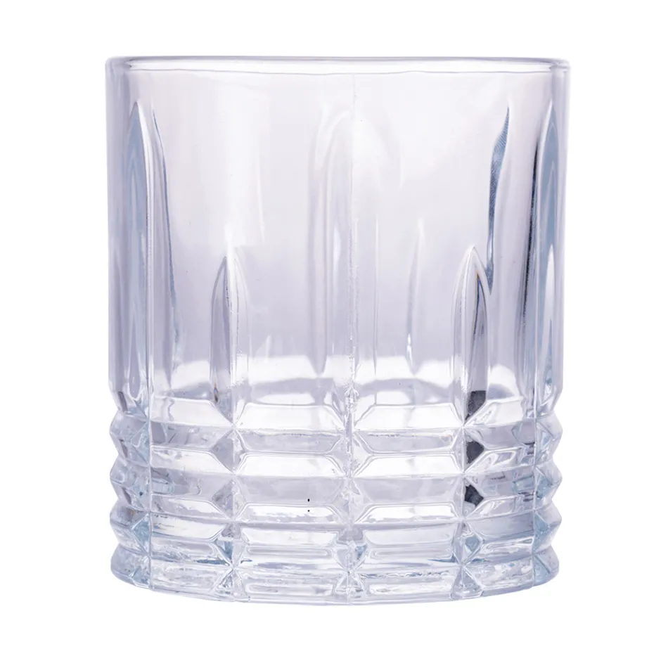 Lot de 12 verres à eau 320 ml en verre artisanal - Tasse Viadurini