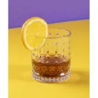Set de 12 Verres à Eau 400 ml en Verre avec Décorations Diamants - Wisky Viadurini