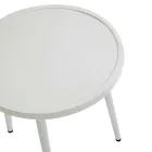 Lot de 2 fauteuils avec table en aluminium dans différentes finitions - Souvenir Viadurini