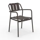 Ensemble de 2 fauteuils de jardin entièrement en aluminium - Resplendissant Viadurini