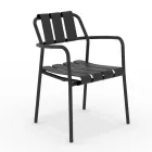 Ensemble de 2 fauteuils de jardin entièrement en aluminium - Resplendissant Viadurini