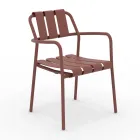 Ensemble de 2 fauteuils de jardin entièrement en aluminium - Resplendissant Viadurini