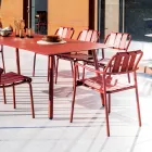 Ensemble de 2 fauteuils de jardin entièrement en aluminium - Resplendissant Viadurini