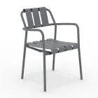 Ensemble de 2 fauteuils de jardin entièrement en aluminium - Resplendissant Viadurini