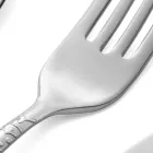 Set de 24 couverts en acier poli avec gravure Made in Italy - Nara Viadurini