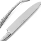 Set de 24 couverts en acier poli avec gravure Made in Italy - Nara Viadurini