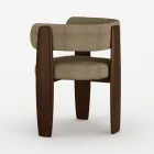 Ensemble de 4 chaises de salle à manger en bois massif fabriquées en Italie - Chili Viadurini