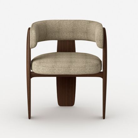 Ensemble de 4 chaises de salle à manger en bois massif fabriquées en Italie - Chili Viadurini