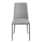 Ensemble de 4 chaises rembourrées en tissu coloré et structure rembourrée - Luciana Viadurini