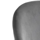 Lot de 4 chaises en tissu microfibre effet velours - Terbio Viadurini