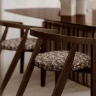 Ensemble de 4 chaises modernes en bois massif de haute qualité, fabriquées en Italie - Vela Viadurini
