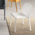 Ensemble de deux chaises empilables en polypropylène de couleurs différentes - Evania Viadurini