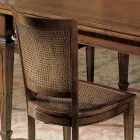 Ensemble de quatre chaises classiques Bassano en bois, fabriquées en Italie - Angelite Viadurini