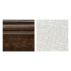 Ensemble de quatre chaises Bassano en bois et tissu, fabriquées en Italie - Ambre Viadurini