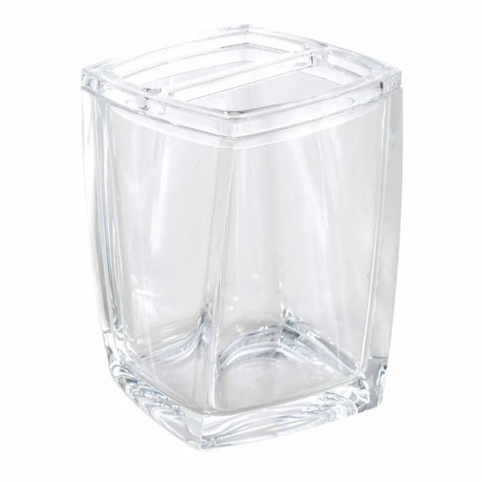 Distributeur Torraca + set de gobelet + porte-savon design Viadurini