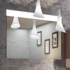 Ensemble de suspension de meubles de salle de bain en bois design made in Italy Cesena Viadurini