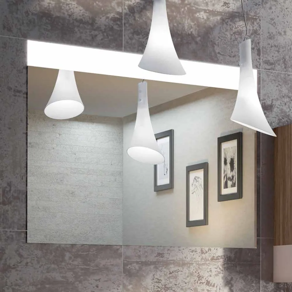 Ensemble de suspension de meubles de salle de bain en bois design made in Italy Cesena Viadurini