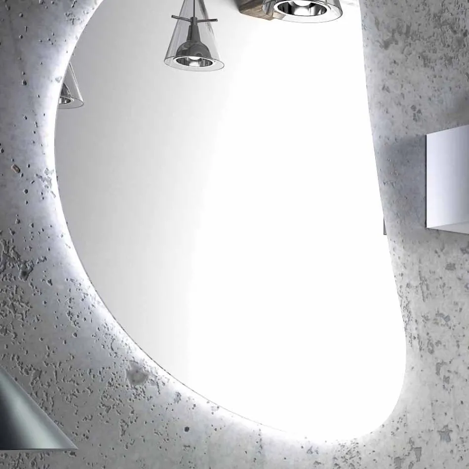 Ensemble de meubles de salle de bain en bois suspension design made in Italy Sad Viadurini