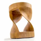 Meubles de salle de bain suspendus au design moderne dans une surface solide à Brusson Viadurini