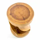 Meubles de salle de bain suspendus au design moderne dans une surface solide à Brusson Viadurini