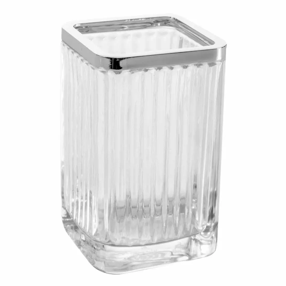 Meubles de salle de bain suspendus au design moderne dans une surface solide à Brusson Viadurini