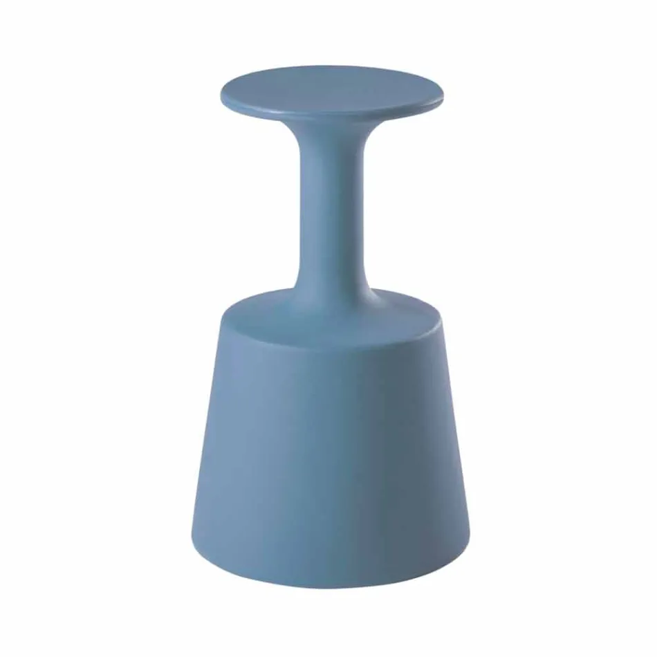 Tabouret de bar haut coloré Modern Slide Drink fabriqué en Italie Viadurini