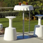 Tabouret de bar haut coloré Modern Slide Drink fabriqué en Italie Viadurini