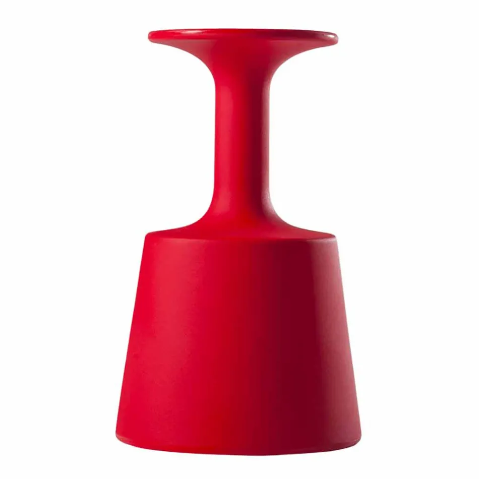 Tabouret de bar haut coloré Modern Slide Drink fabriqué en Italie Viadurini