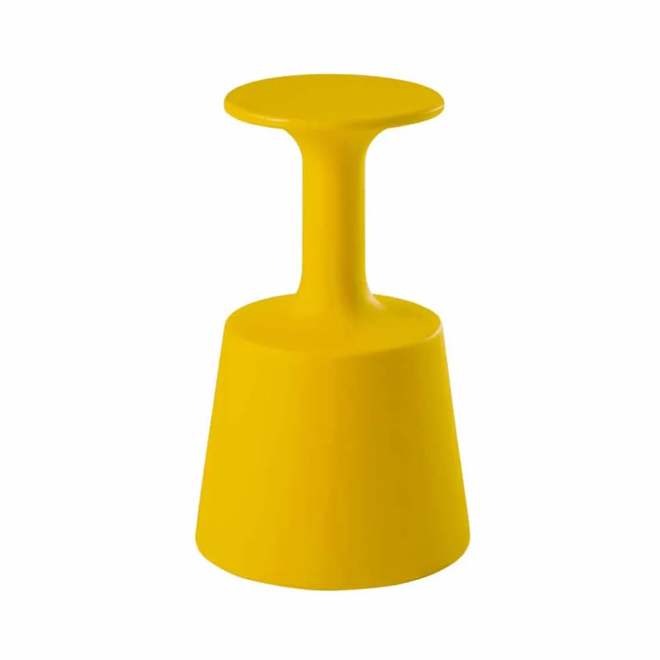 Tabouret de bar haut coloré Modern Slide Drink fabriqué en Italie Viadurini