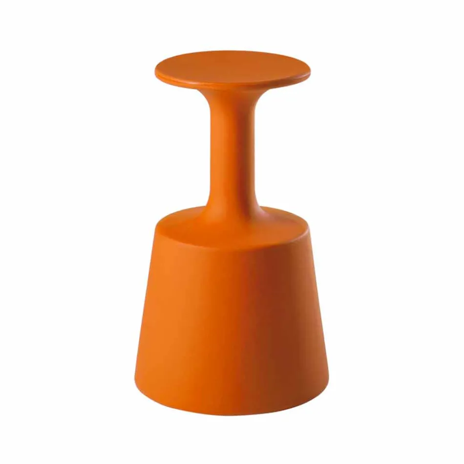 Tabouret de bar haut coloré Modern Slide Drink fabriqué en Italie Viadurini
