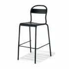 Tabouret d'extérieur haut empilable Made in Italy, 2 pièces - Trixie Viadurini
