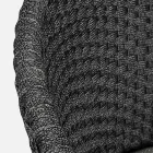 Tabouret haut d'extérieur en corde et bois de teck, Homemotion, 2 pièces - Anitha Viadurini